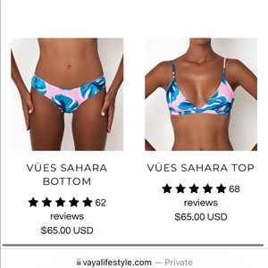 Vaya Island Vües Sahara Bikini -Size Small NWOT